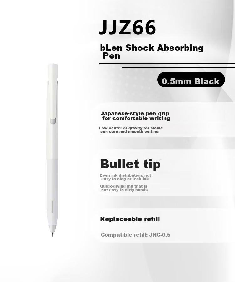 ZEBRA JJ77 Exam Practice Refill Combo Pack, 0.5mm Bullet Tip Pen, Student Exam Writing Gel Pen, Office Pen (4 Pens + 10 Refills) 6