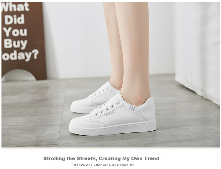 Warrior Casual Shoes for Women, Outdoor Thickened Simple Versatile White Sneakers, Student Couple Skateboard Shoes Running Sports Shoes WXY-L319N White Pink 39 16
