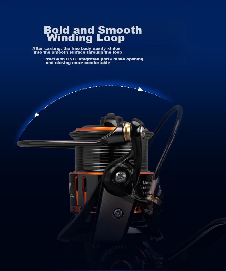 Guowangliya Micro Spinning Reel Upgraded Lightweight Small Bait Reel with Diagonal Mouth And Shallow Line Cup, Lure Reel Fishing Line Reel, 800 Medium Shallow Line Cup 15