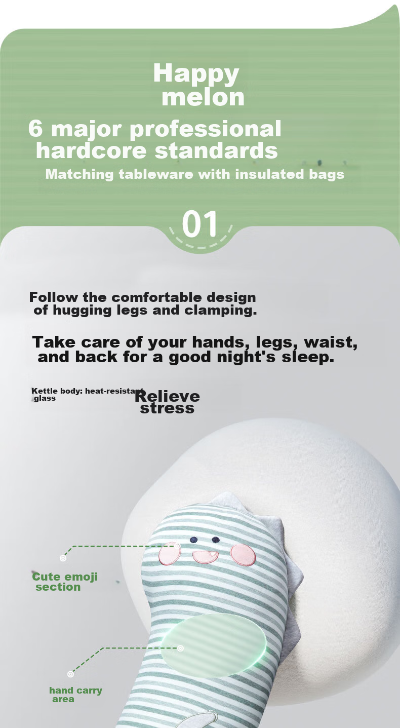 Legua Sleeping Hug Pillow, Full-Length Body Pillow for Bed, Side Sleeper Leg Pillow, Dinosaur Hugging Pillow 7