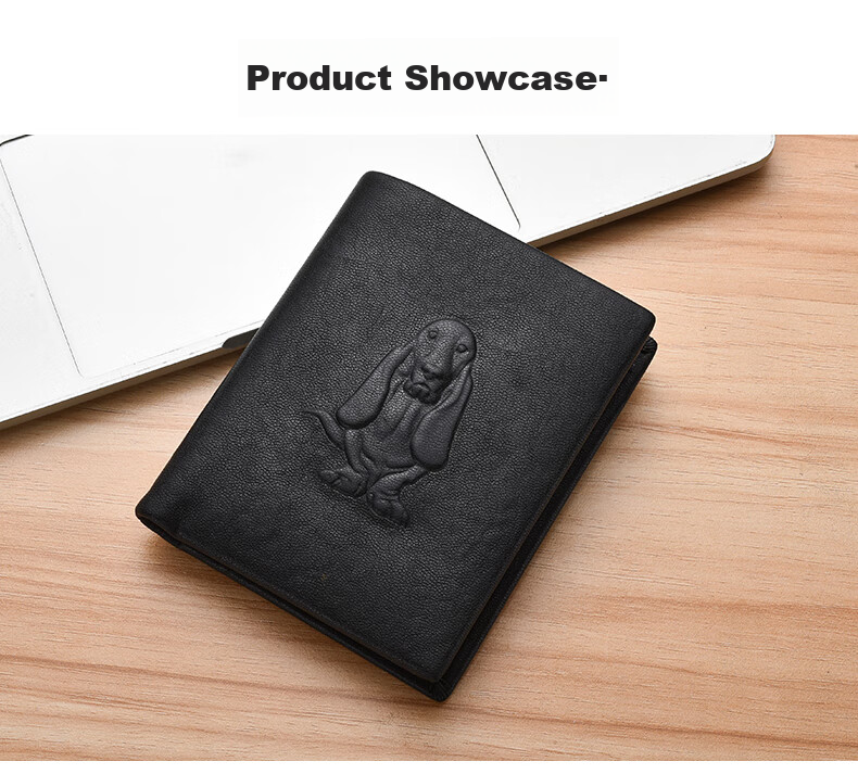 Hush Puppies Wallet for Men, Top-Grain Leather, Short Casual Simple Design, Gift Box Packaging, Birthday Present for Boyfriend 12