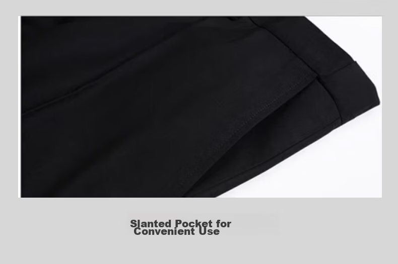 Dibinze Large Size Dress Pants for Men, Plus-Size Business Formal Wear, Loose Straight-Leg Black Suit Trousers for Overweight Men, Black, 9XL 22