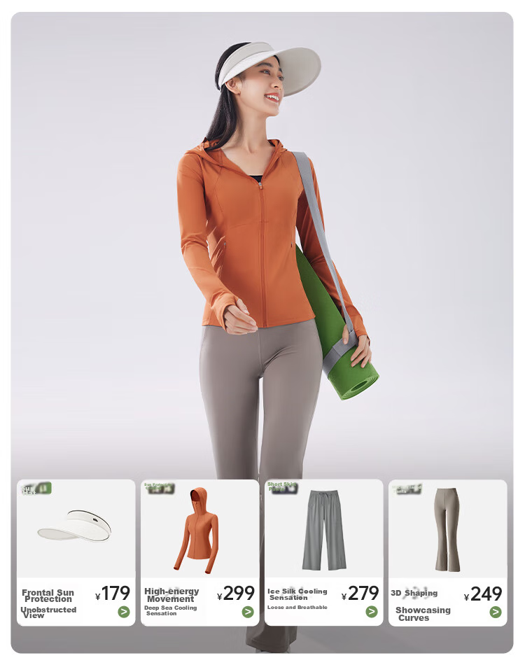 Beneunder Sun Hat for Women, Visor Cap, UV Protection, Full Face Coverage, Fashionable And Versatile, with Extended Brim 1