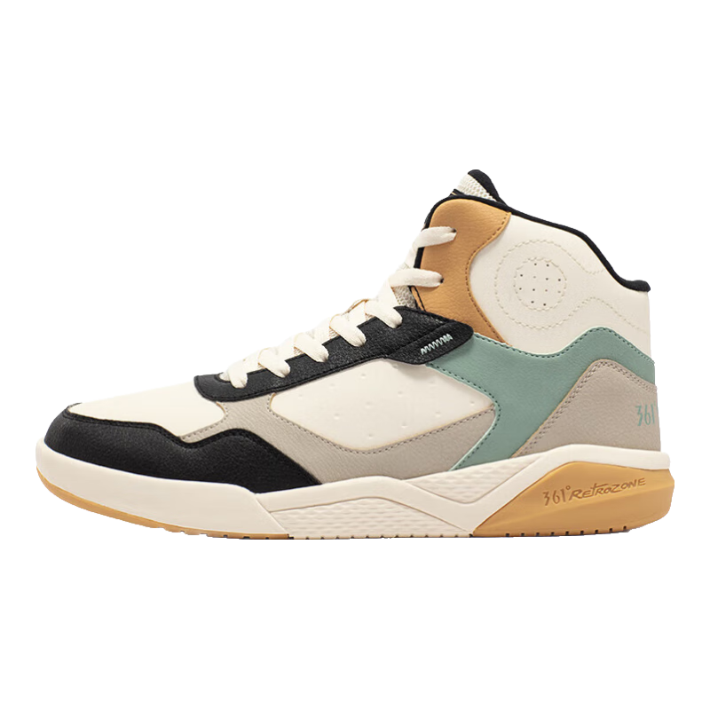 361° Men's Sports Shoes, Autumn And Winter High-Top Fleece-Lined Warm Cotton Shoes, Casual Sneakers for Men, 672146606A-8