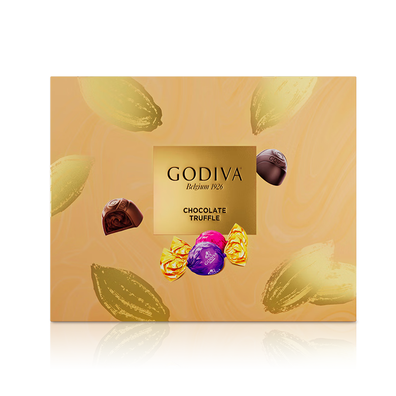 歌帝梵（Godiva）松露形巧克力高端礼盒16颗160g 下午茶 休闲零食 伴手礼节日礼物 