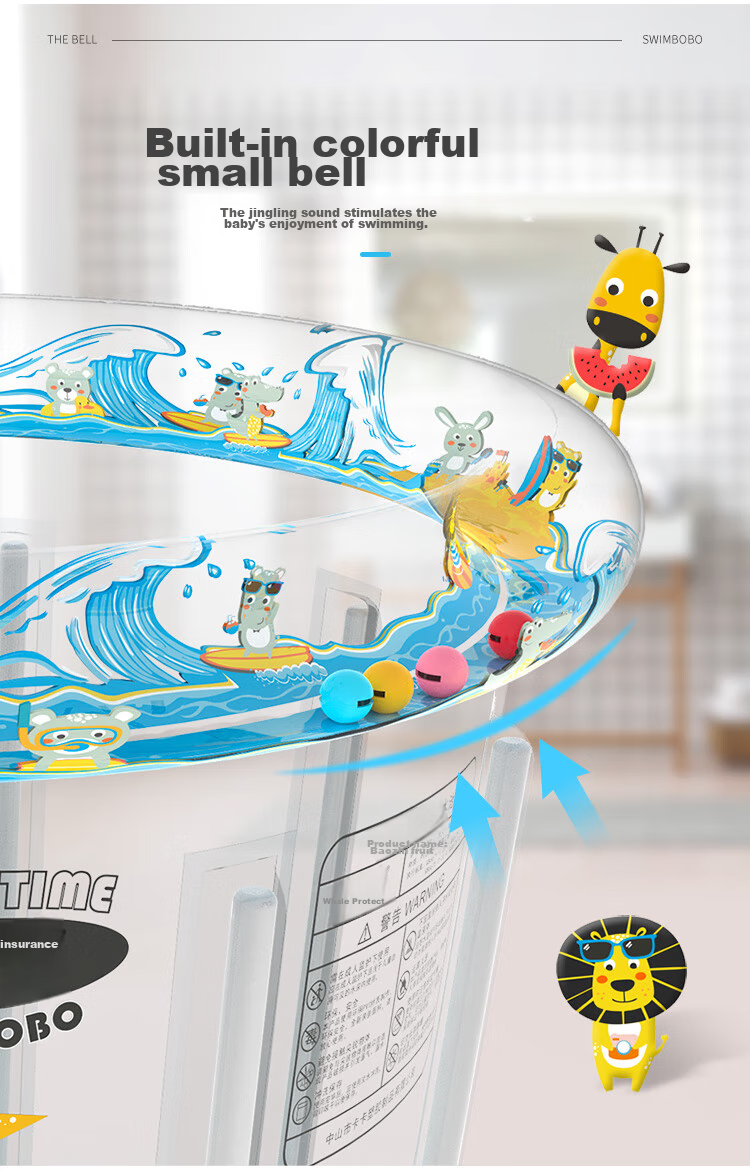 Kingpou Baby Swimming Pool, Foldable Frame Pool for Home Use, Children's Bathing Tub K6002 15