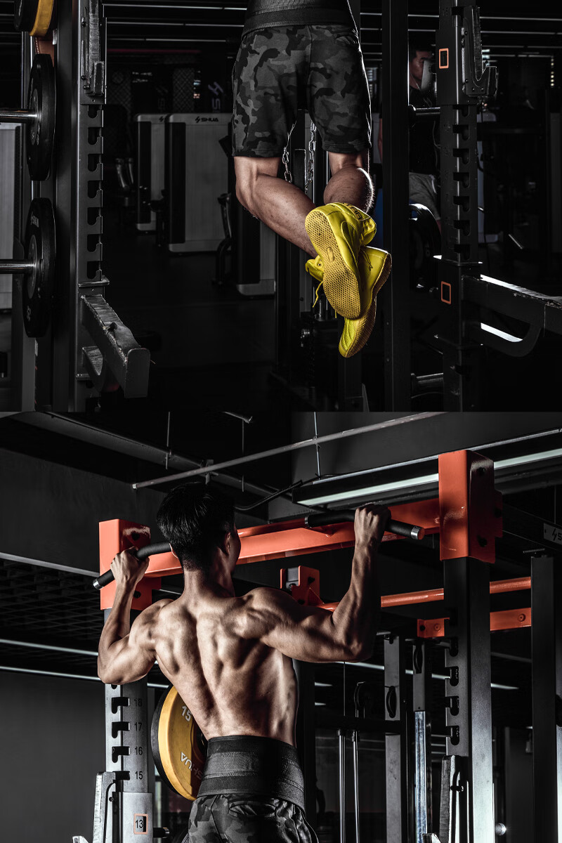 LARASTAR Pull-Up Weighted Belt, Waist Strength Training, Thickened Iron Chain Parallel Bars, Metal Steel Buckle Style 6
