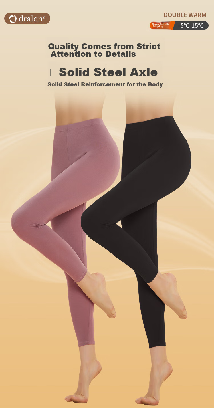 MiiOW Modal Autumn Pants for Women, Thermal Underwear, Ultra-Thin Face Mask Pants, Heating Silk Base Layer Pants, Slim-Fit Cotton Pants, Skin Color, Size L 1