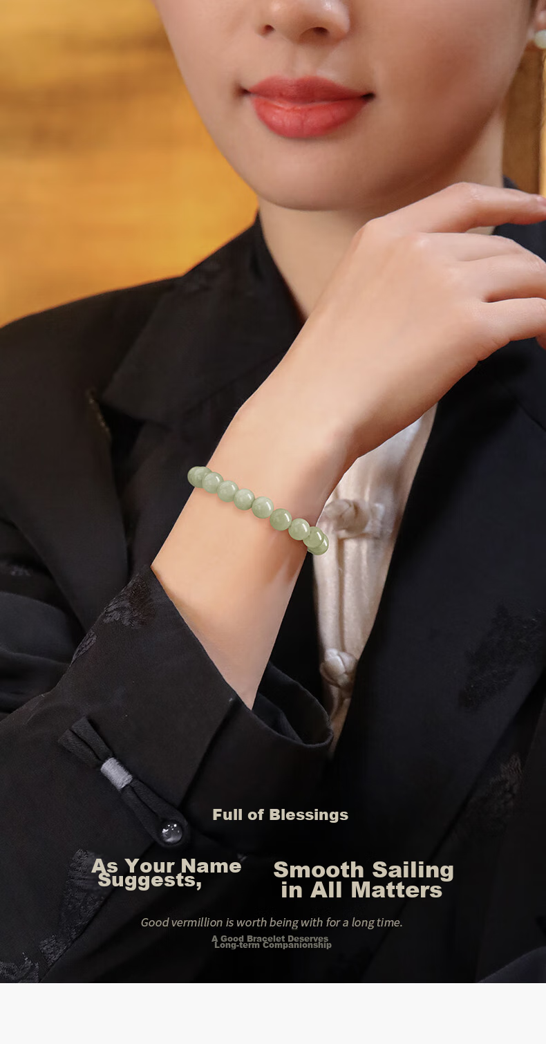 GLTEN Ice-Blue Hetian Jade Bracelet for Women, 2026 New Style Birthday Wedding Anniversary Gift for Girlfriend Or Wife 16