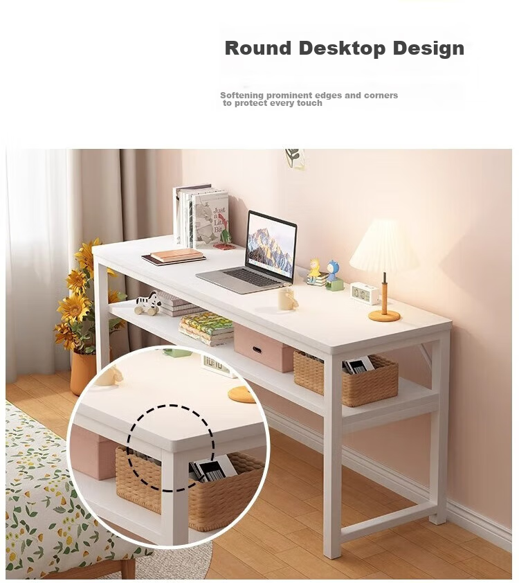 Quanpinwu Computer Desk, Long Table, Simple Desk, Bedroom Study Table, Writing Desk, Narrow Desk, Office Workstation, Bedside Small Table 7