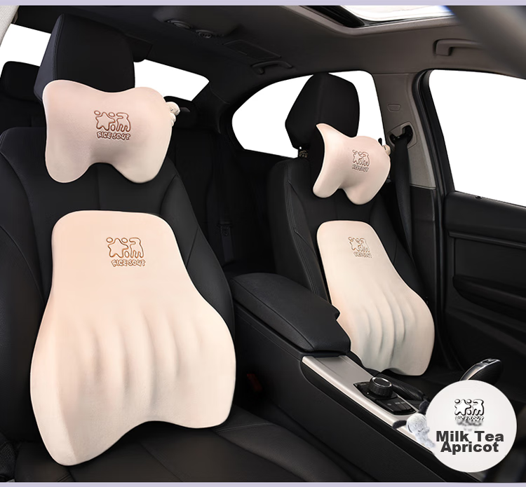 ICAROOM Car Headrest, In-Car Neck Pillow, Seat Cervical Support Cushion, Automotive Neck Pillow, Car Head And Neck Rest 21
