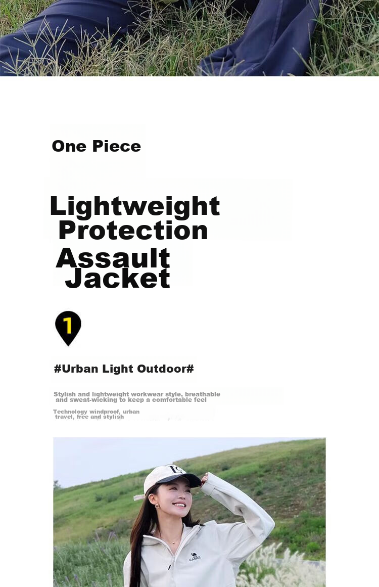 CAMEL Outdoor Softshell Jacket Unisex Windproof Waterproof Mountaineering Jacket Zeus 3538A5 2