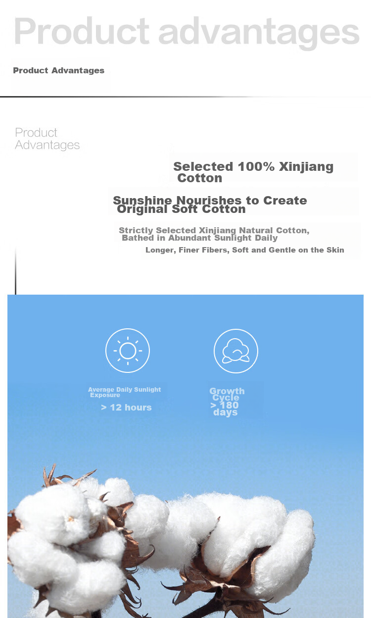 One's Member, 100% Xinjiang Cotton Pure Cotton Face Towels, 80 Sheets * 6 Packs, 60g, Thickened Cotton Soft Towels, Enlarged Size 5