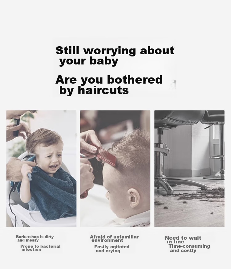 DOCTOR MA Hair Trimmer, Baby Hair Clipper, Infant Hair Cutter, Hair Shaver Comb, Bangs Trimmer, Children's Hair Cutting Tool, Gree 3