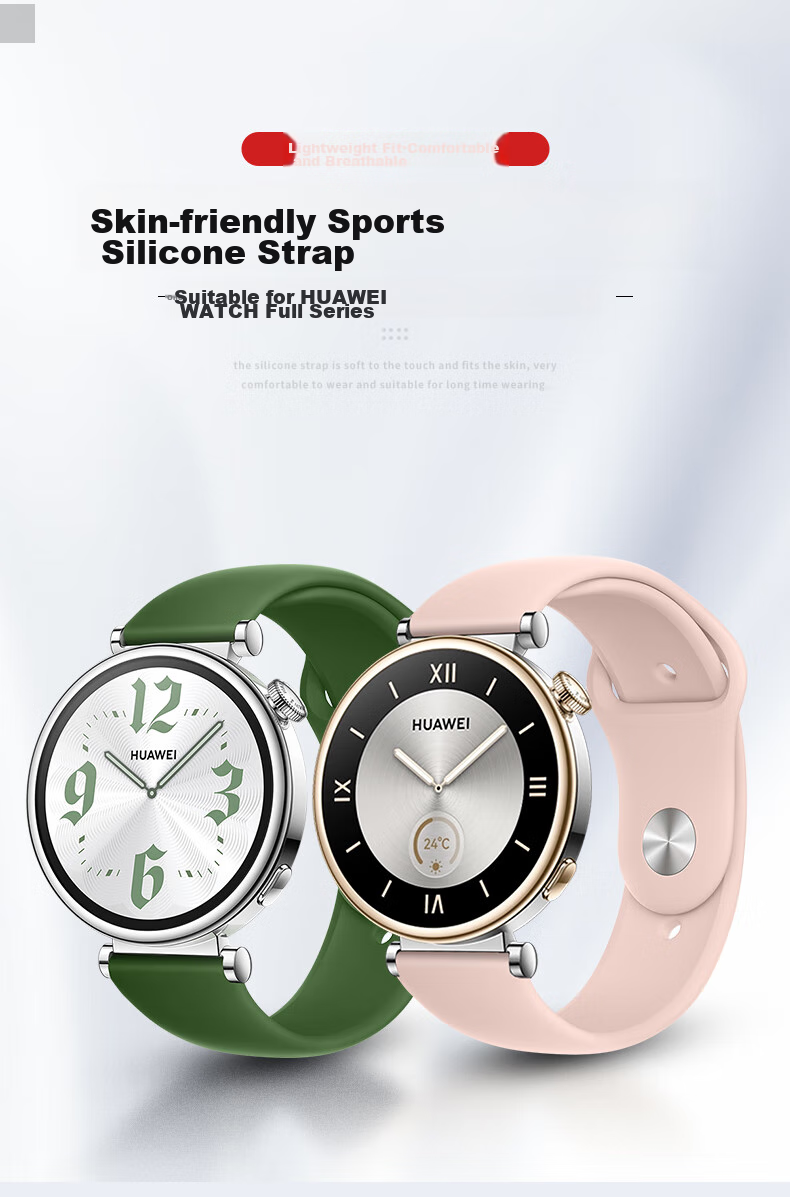 Weiqiantu Compatible with Huawei GT7/GT6/GT5/Pro Watch Bands, Watch6/Pro/watch5/watch4pro Watch Straps, Sports Silicone GT4/GT3/buds2 for Men And Wome 1