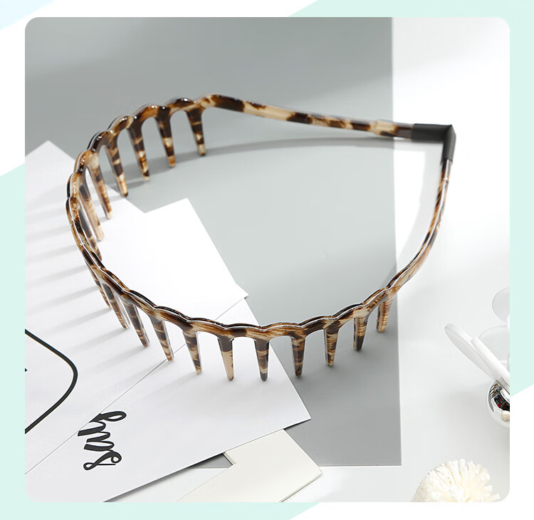 CHIMERA Acetate Hairband with Texture, High-End Hair Clip for Women's Bangs And Ponytail, Hair Accessory, Birthday Gift for Girls 16