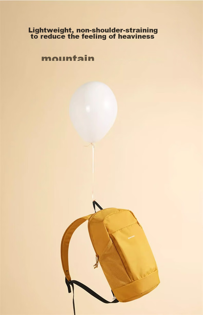 DECATHLON Men's And Women's Outdoor Travel Backpack, Hiking Backpack NH100, School Bag for Students And Children, 10 Liters, 4773405 6