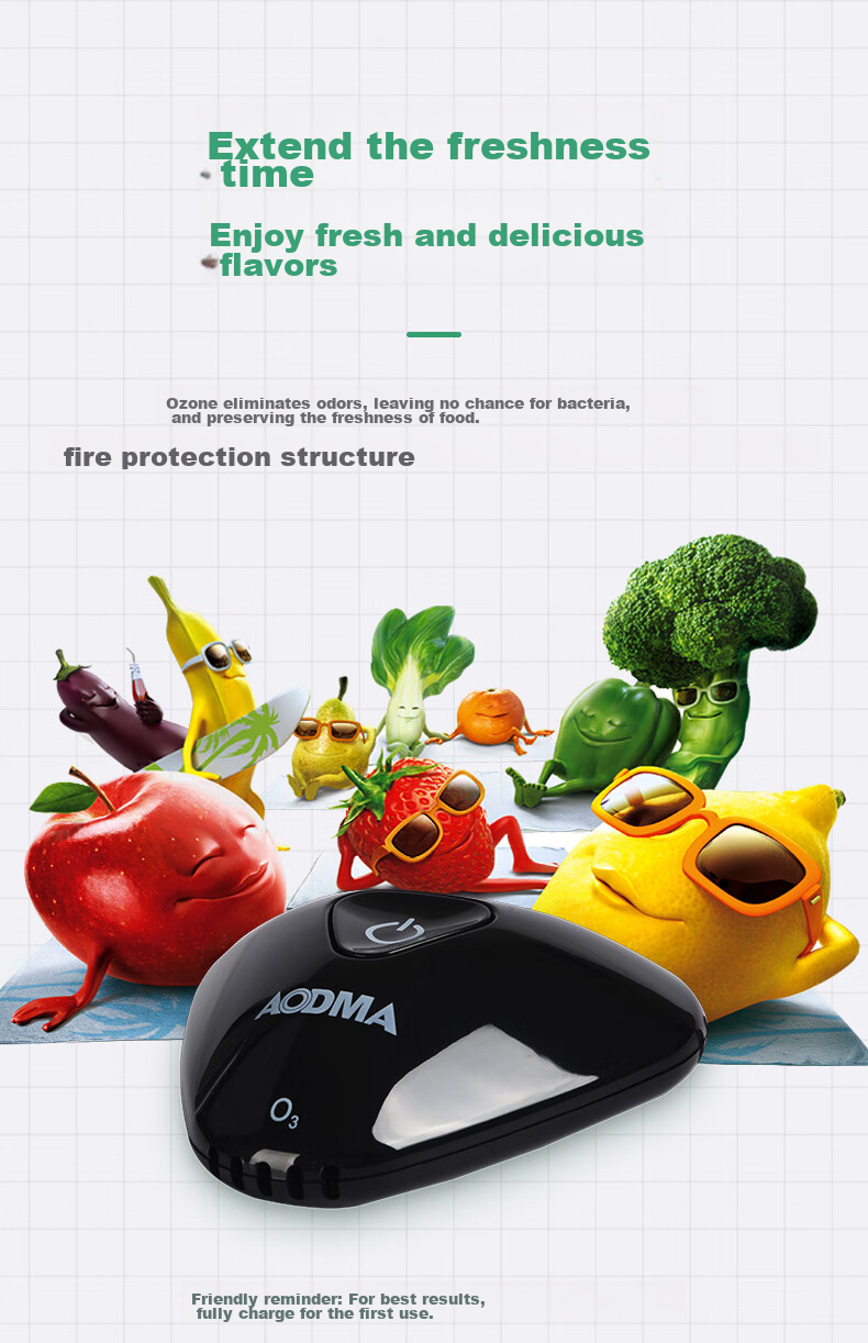 AODMA Car Air Purifier Electronic Sterilizer And Odor Eliminator for Home Use ST-807A Gree 11