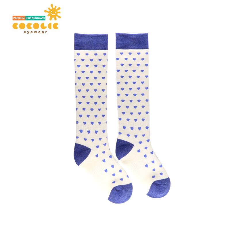 COCOLIC Children's Ski Socks, Thickened And Warm, Containing Wool, High Tube, Combed Cotton Cycling Socks, CCS-1001