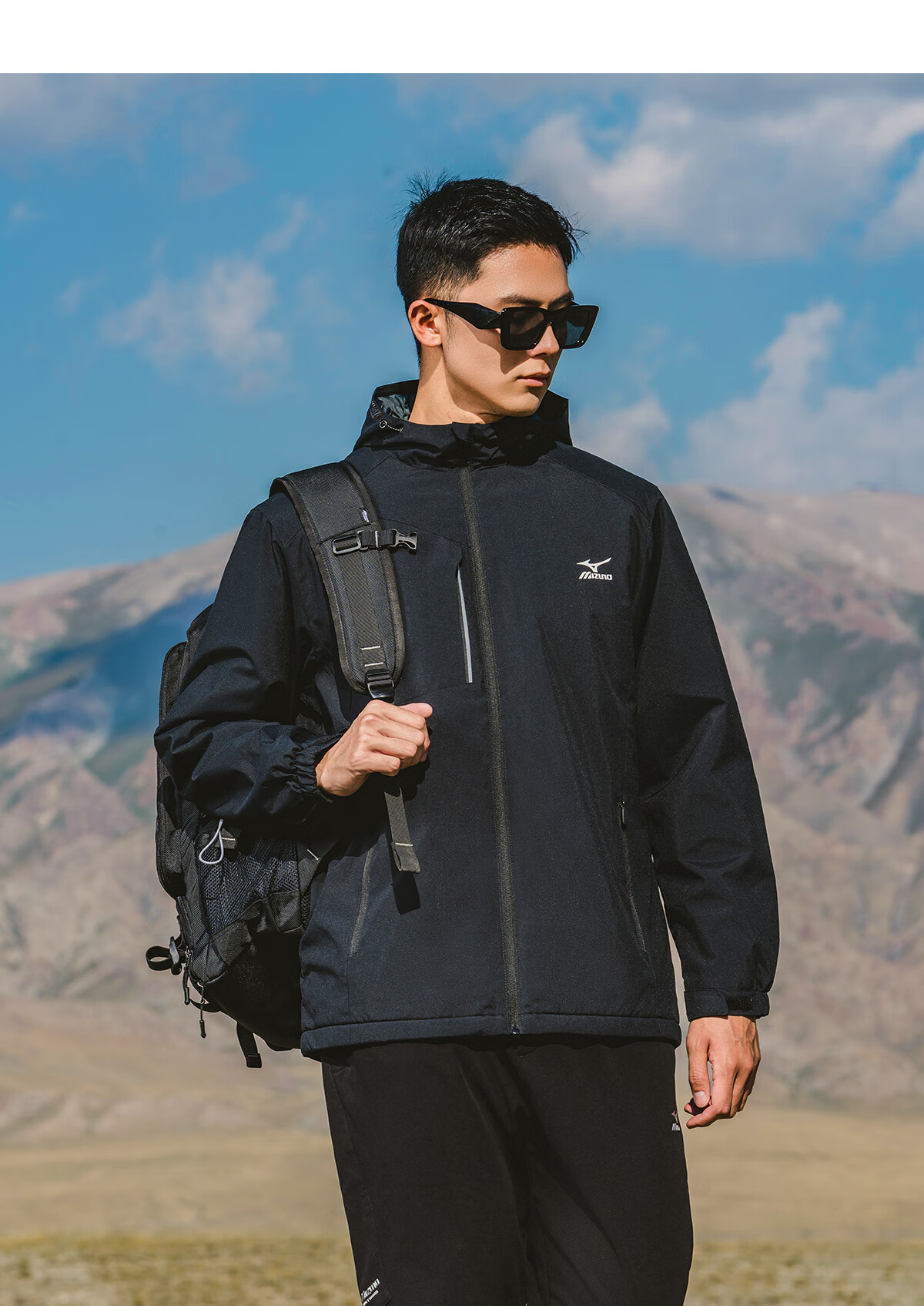 Mizuno Outdoor Jacket for Men And Women, Windproof Couple's Coat, Hiking Wear 7