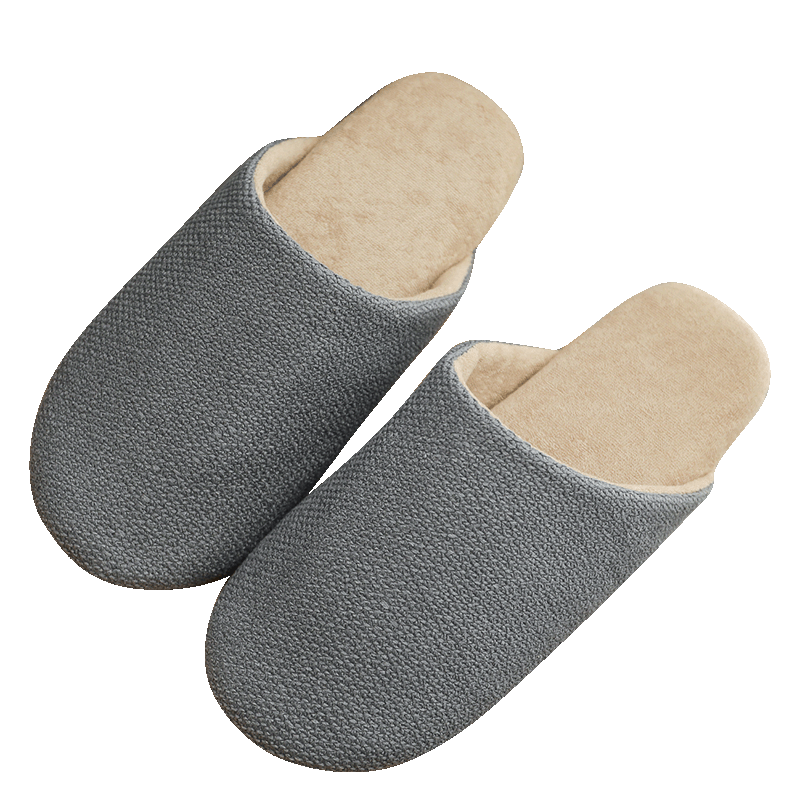 GUOLUOFEI Japanese-Style Soft Sole Indoor Home Wooden Floor Silent Machine Washable Spring And Summer Slippers for Men And Women, Jade Green, Size 35-36