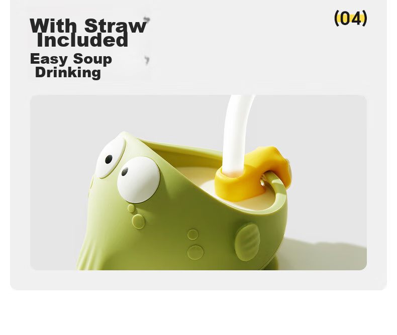 Huangchong Baby Food Bowl with Suction Base, Anti-Drop And Anti-Scalding Training Bowl for Infants And Children, Silicone Tableware for Learning to Eat 22