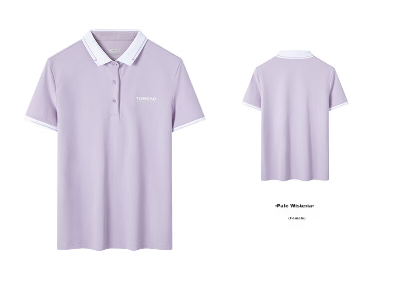 TOREAD POLO Shirt, Spring And Summer Women's Short-Sleeve T-Shirt, Outdoor Collared Functional Quick-Dry Breathable Top TAJJBM82823 36