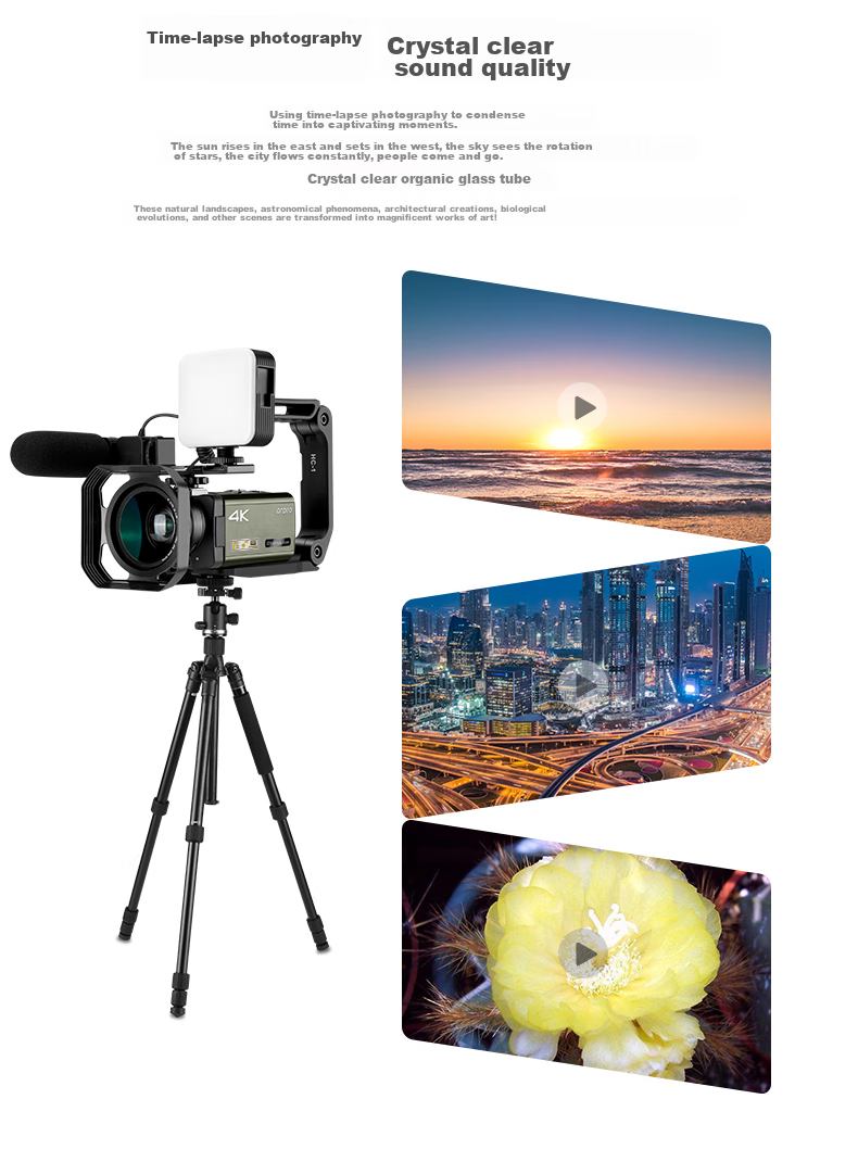 ORDRO AX60 Optical Zoom Camera, 4K Live Streaming Camcorder, Ultra-Clear Camera, Professional Handheld Digital DV Camera for Home Use, Wedding Photography, Travel Shooting, And Meetings 12