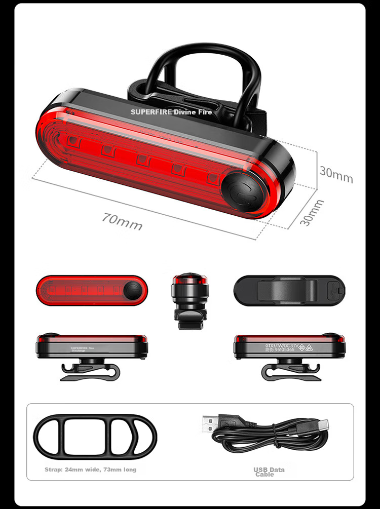 SupFire S35 High-Power Flashlight, Mini Portable Compact Design, Long Battery Life for Outdoor Use, Front Light for Bicycles, Night Riding with Stepless Dimming And Multiple Functions 14