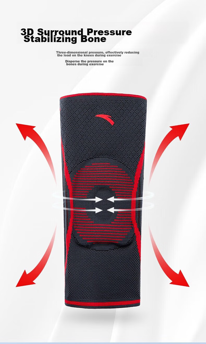 ANTA Sports Knee Pads, Running And Basketball Knee Protectors, Warm Protective Covers, Meniscus And Joint Injury Guards, Summer Equipment 3