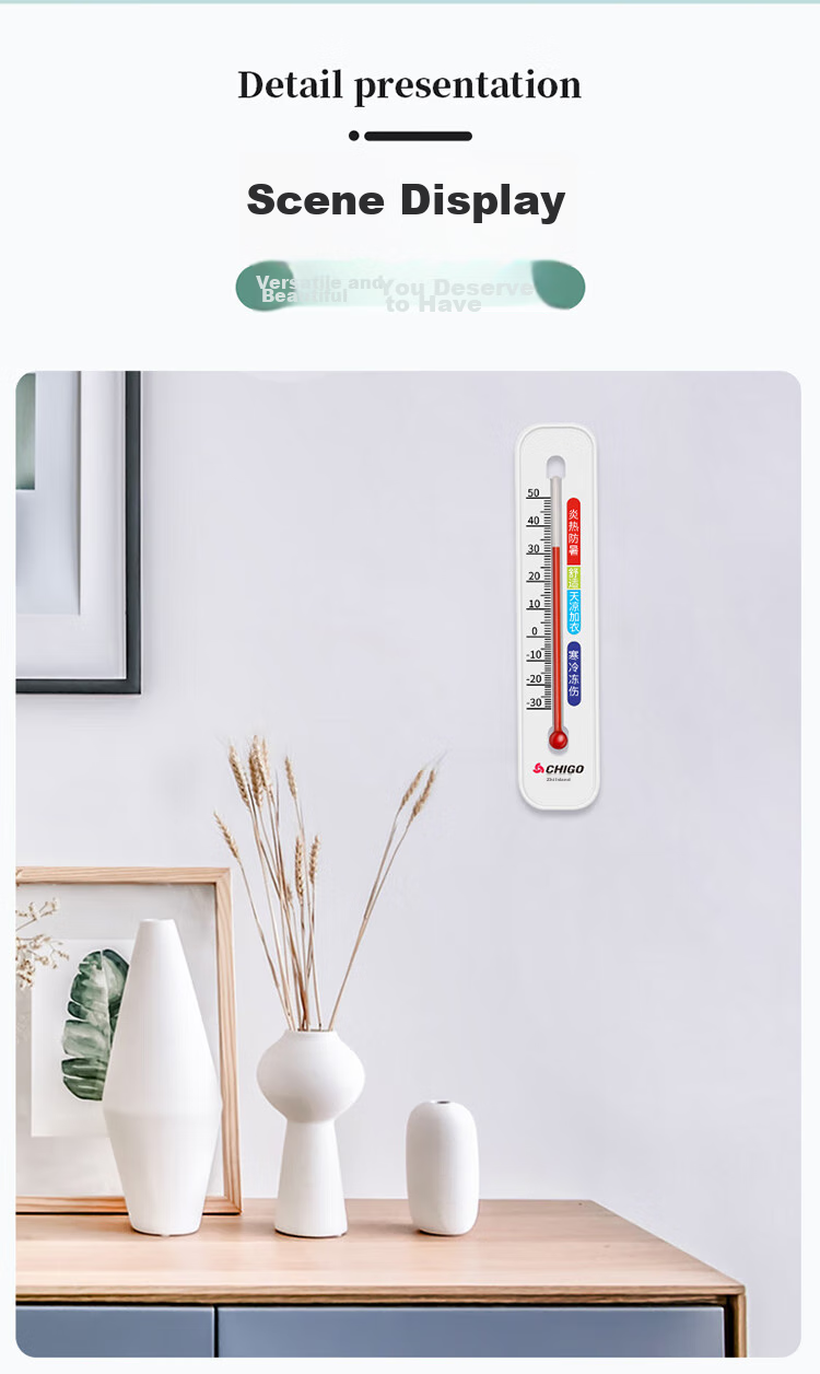 CHIGO Indoor Thermometer, Physical Baby Room Mercury-Free, Sensitive High-Precision Temperature Gauge ZG-8061 15