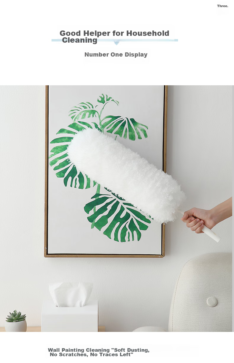 Sulida Feather Duster, 2.5-Meter Extendable, for Car And Home Use, Static Dust Removal, Ceiling Cleaning Tool 18