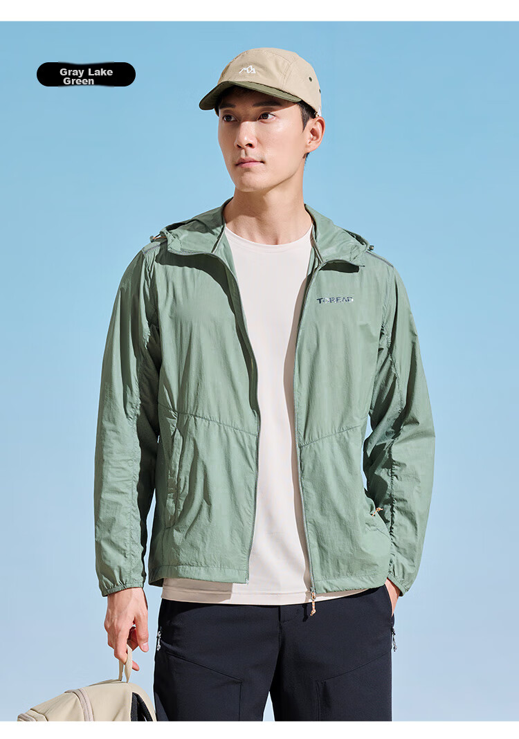 TOREAD Spring And Summer Men's Outdoor Sun Protection Jacket, Water-Repellent, Breathable, UV-Resistant Skin Coat TAZZCL81315 34