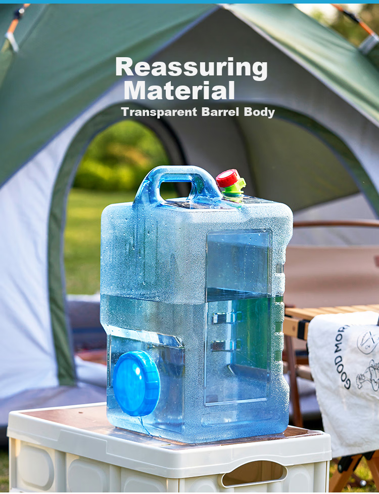 Suncojia Water Bucket, Outdoor Water Storage Bag with Tap, Portable Handheld Water Bag, Large Capacity Sandbag, Foldable Water Bucket 12