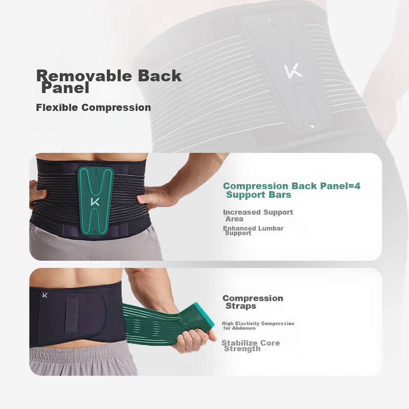 Keep Upgraded Sports Waist Support Belt, Breathable Lumbar Brace, Training Shaper, Fitness Abdominal Belt for Women, Size M