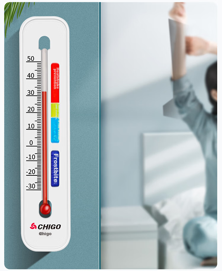 CHIGO Indoor Thermometer, Physical Baby Room Mercury-Free, Sensitive High-Precision Temperature Gauge ZG-8061 16