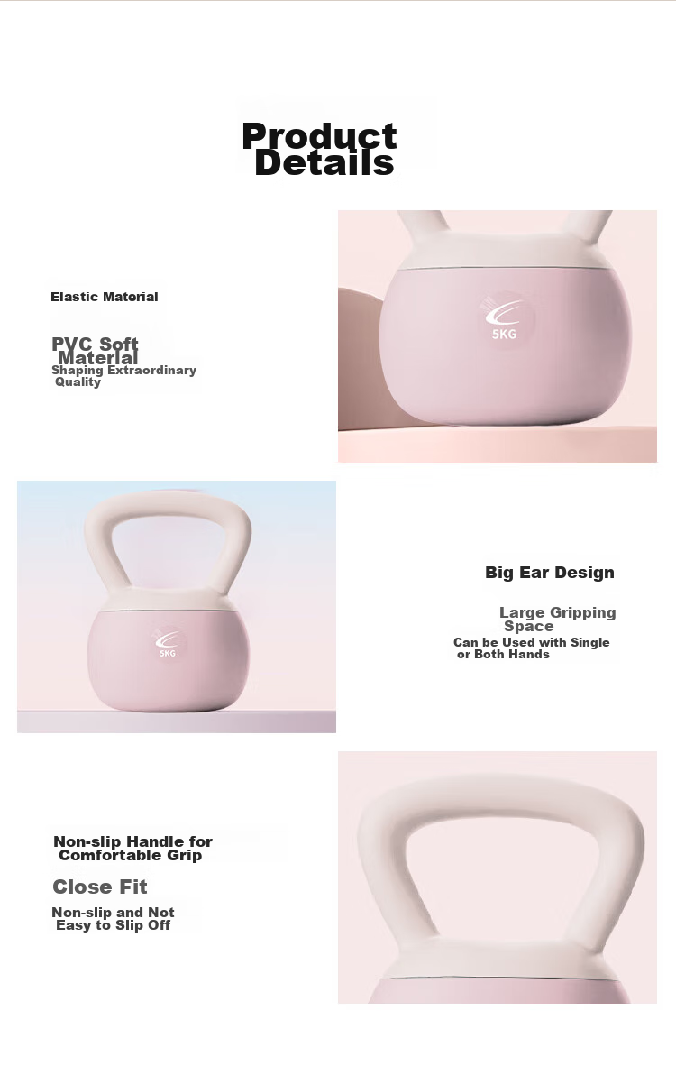 Chengyue Soft Kettlebell for Men And Women, Fitness Swinging Dumbbell Exercise Equipment Training 6KG Lilac Purple CY-553 11