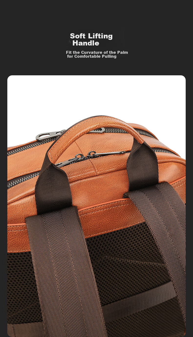 Navigare Italian Small Sailboat Backpack, Men's Laptop Bag, Travel Business Leather Backpack for Men, Gift for Birthday 12
