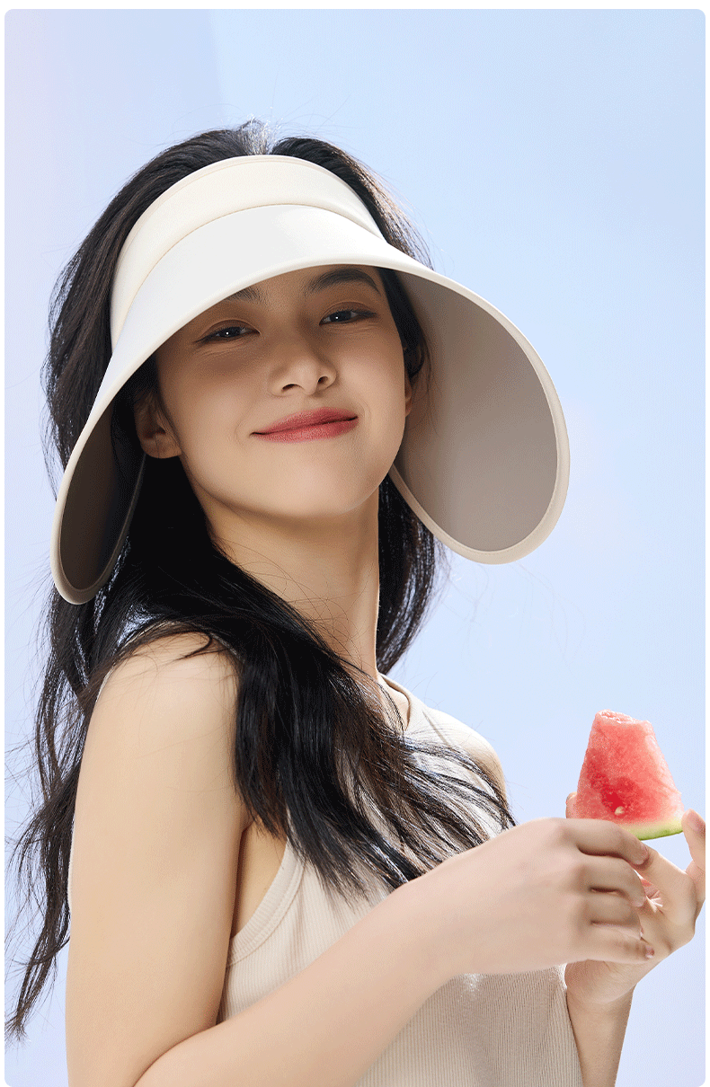 MISSION UV Sun Protection Hat for Women, Sun Visor Cap, Sun Hat, Visor Cap, Cool Hat, Summer Outdoor Face-Covering Anti-UV Wide Brim Hat 13