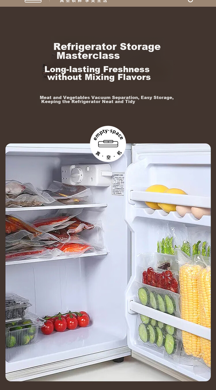 Baijie Food Grade Vacuum Sealer Bags Large 30x40cm Food Vacuum Seal Storage Bags Packaging Bags Preservation Bags Compression Storage Bags 12