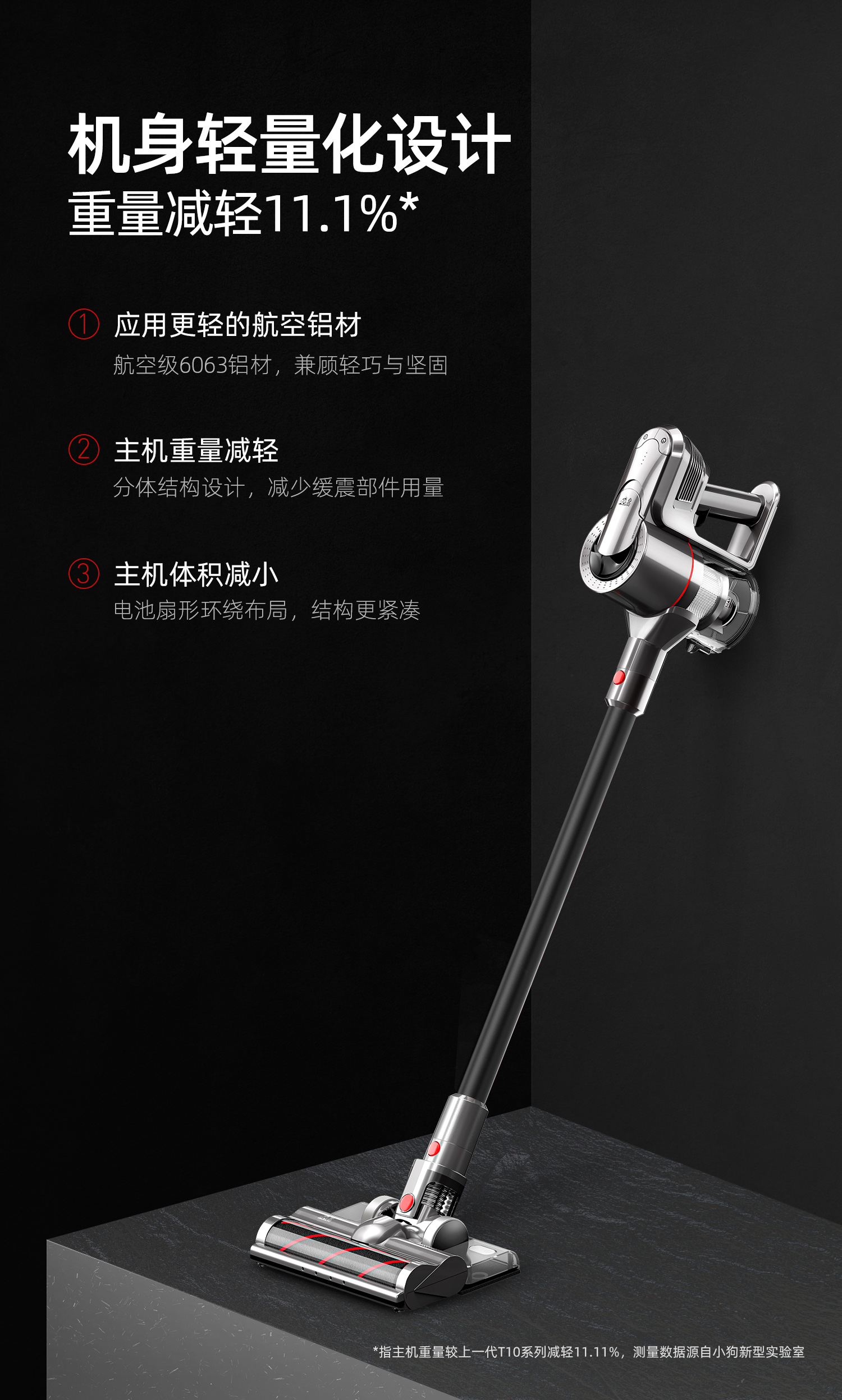 37804-小狗(puppy)无线吸尘器家用除螨吸拖一体手持立式宠物家庭适用T11 Cyclone Rinse-详情图
