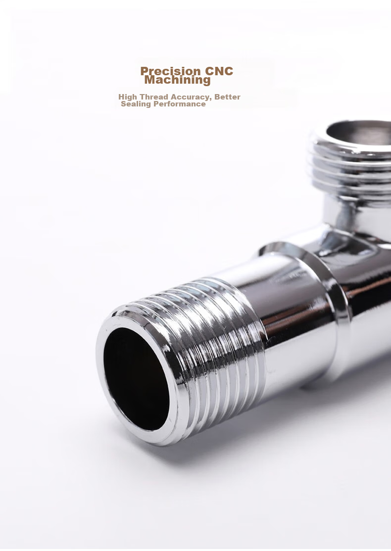 Weixing Toilet Check Valve, Brass with Backflow Prevention Valve Ceramic Core, Cold And Hot Water Compatible, 1/2 Inch Inlet 1123 10