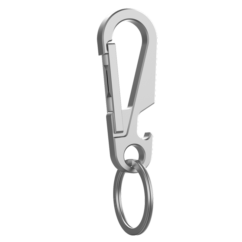 YORA Titanium Alloy Keychain, Men's Pendant, Car Key Ring, Bottle Opener, Key Holder, Waist-Hanging, High-End Creative Desig