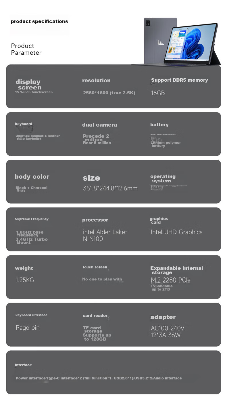 Founder Lingyue Series Laptop [Subsidies], Lightweight Notebook, 10.1-Inch Mini Tablet PC, Two-In Dedicated Office Laptop, 128GB High-Performance Ultra-Thin Portable Computer 21