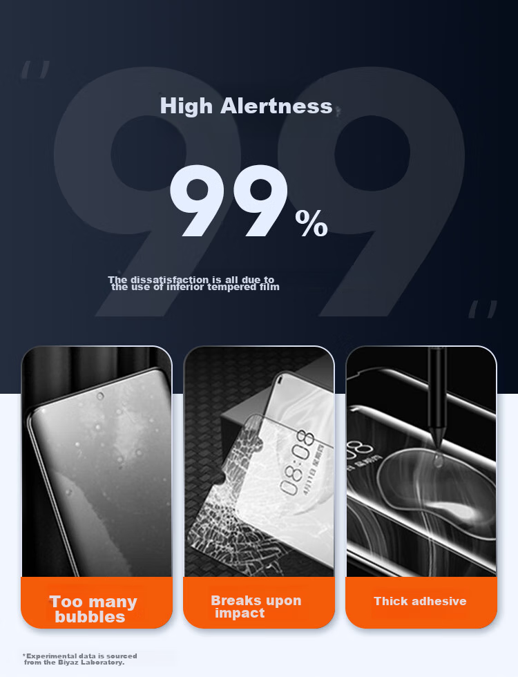 BIAZE Hydrogel Soft Film for Huawei Nova 10, Nova 10 Phone Screen Protector [2-Pack] Non-Tempered High-Definition Full-Screen Strong Anti-Fingerprint Scratch-Resistant Wear-Resistant Full Adhesive Protective JM310 1