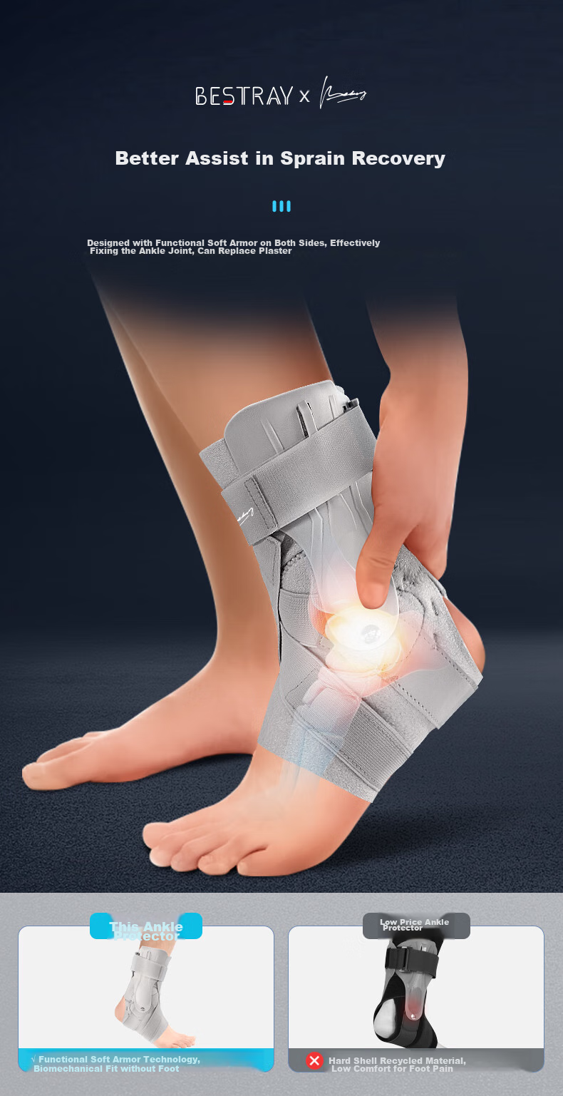 Bestray Ankle Brace for Sprain And Injury Fixation, Ankle Joint Support Brace, Sports Support And Rehabilitation Ankle Protector 6