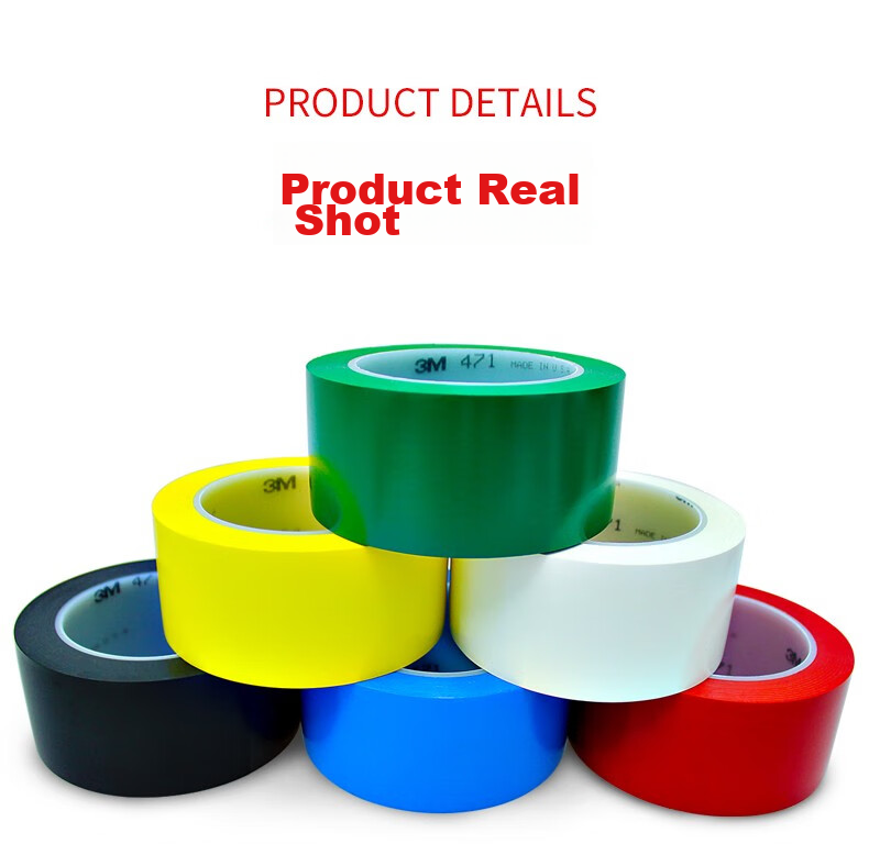 3M Warning Zebra Stripe Floor Marking Tape, Warehouse Isolation Tape, 766 Black And Yellow Tape, Width 20mm * Length 3m, 3M 12