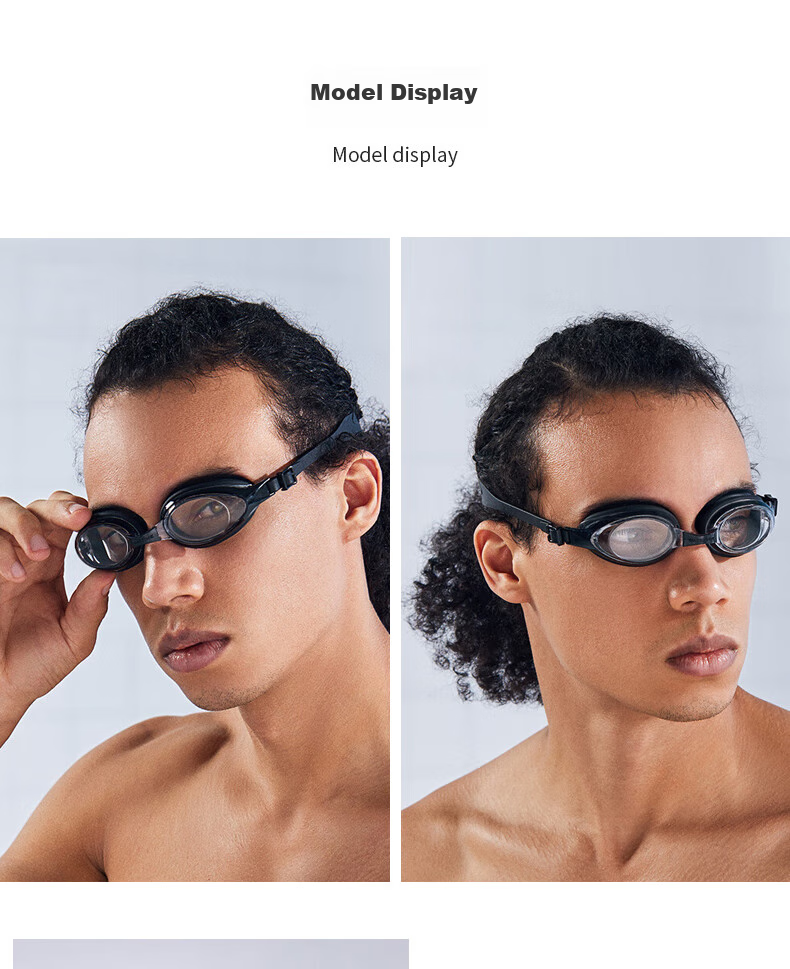 WATERTIME / Shuichuan Swimming Goggles with Prescription Lenses for Adults, Large Frame Swimming Glasses for Men And Women, Anti-Fog Protective Eyewear Equipment 4