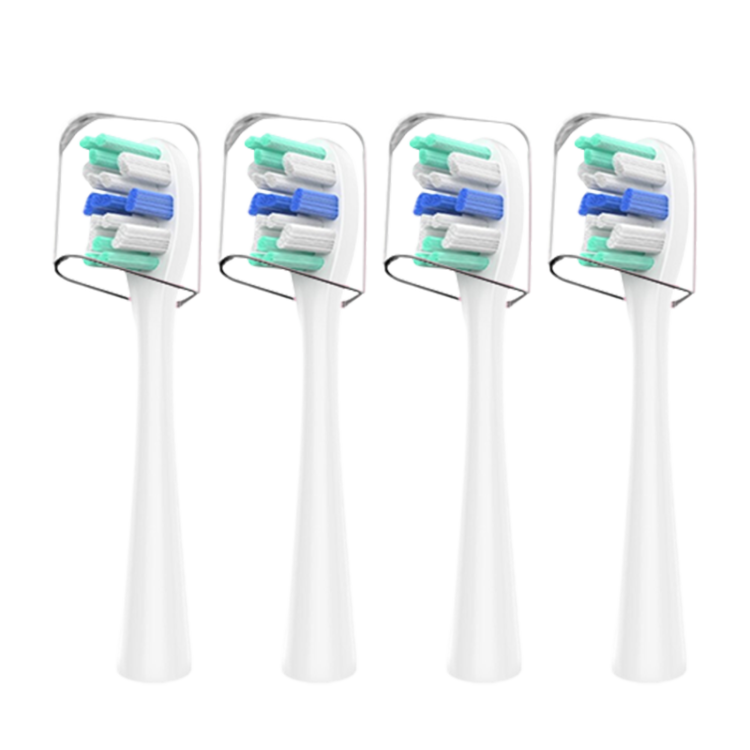 Dongnailun Compatible usmile Smile Plus Electric Toothbrush Heads Y30 Y30PRO Y20 Y10 P10 P20PROX T10 P1 P3 Universal Replacement Brush Heads White 4-Pack