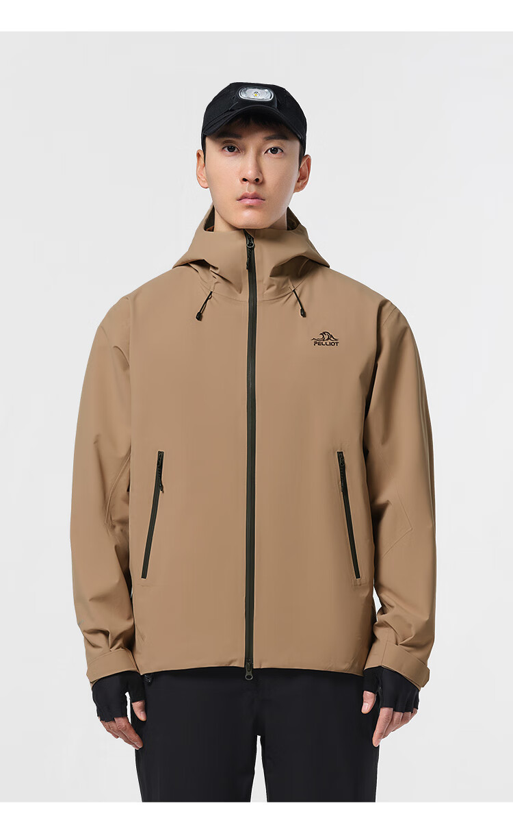 Pelliot Cheng Yi Same Style Rock Shell Hard Shell Windproof Mountaineering Jacket Unisex 124101048 Green M 39